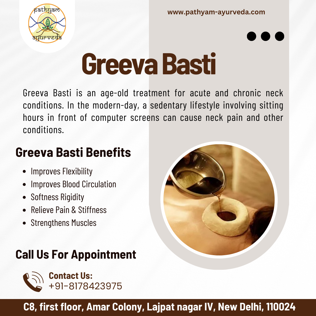 Greeva Basti Ayurvedic Treatment in Delhi NCR